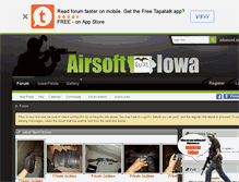 Tablet Screenshot of airsoftia.com